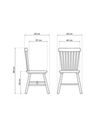 Стул деревянный Sparta wood - Фото 3