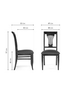 Стул деревянный Абель вишня / без патины - Фото 3