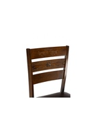 Стул мягкий для кухни Simol, обивка искусственная кожа, цвет тёмно-коричневый/коричневый  (артикул 10997517)  большой выбор товаров оптом и в розницу по низким ценам с доставкой