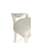 Стул мягкий для кухни «Инои», обивка шенилл, ромб, цвет жемчужный/бежевое золото - Фото 9