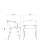 Стул мягкий для кухни «Невада 1», обивка велюр, цвет натуральное дерево  (артикул 10997536)  большой выбор товаров оптом и в розницу по низким ценам с доставкой