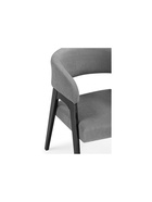 Стул мягкий для кухни «Невада 1», обивка велюр, цвет чёрное дерево  (артикул 10997537)  большой выбор товаров оптом и в розницу по низким ценам с доставкой