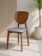 Стул мягкий для кухни «Окава», обивка микровелюр, цвет серый камень/миланский орех  (артикул 10997545)  большой выбор товаров оптом и в розницу по низким ценам с доставкой