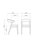 Стул мягкий для кухни «Токио 2», обивка велюр, цвет чёрное дерево  (артикул 10997546)  большой выбор товаров оптом и в розницу по низким ценам с доставкой