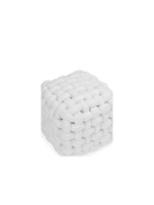 Пуф Akura-П, 470×470×430 мм, велюр, цвет белый - Фото 9