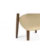 Стул мягкий для кухни «Фарго», обивка велюр, цвет бежевый/миланский орех  (артикул 10997552)  большой выбор товаров оптом и в розницу по низким ценам с доставкой