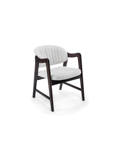 Кресло «Никсон», 555×620×720 мм, ткань мешковина, цвет орех