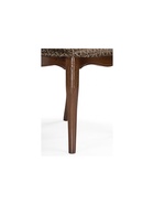 Стул деревянный Эмилин бежевый тк. М14 (Т56) / вишня - Фото 5