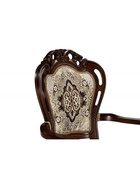 Кресло Bronte, 590×540×1040 мм, цвет муса чёрная вишня / патина - Фото 11