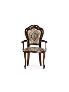 Кресло Bronte, 590×540×1040 мм, цвет муса чёрная вишня / патина - Фото 7