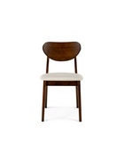 Стул мягкий для кухни Loid, обивка мебельная ткань, цвет дуб тёмный/светло-бежевый  (артикул 10997562)  большой выбор товаров оптом и в розницу по низким ценам с доставкой