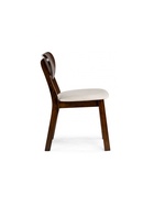 Стул мягкий для кухни Loid, обивка мебельная ткань, цвет дуб тёмный/светло-бежевый  (артикул 10997562)  большой выбор товаров оптом и в розницу по низким ценам с доставкой