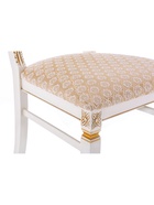 Стул мягкий для кухни Roy, обивка жаккард, цвет молочный/патина - Фото 13