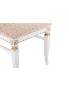 Стул мягкий для кухни Roy, обивка жаккард, цвет молочный/патина - Фото 14