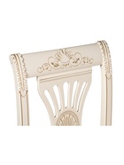 Стул мягкий для кухни Roy, обивка жаккард, цвет слоновая кость /патина золото/бежевый  (артикул 10997573)  большой выбор товаров оптом и в розницу по низким ценам с доставкой