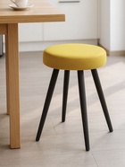 Табурет мягкий «Сино», обивка velutto 28, цвет жёлтый/чёрный - Фото 6