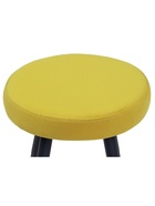 Табурет мягкий «Сино», обивка velutto 28, цвет жёлтый/чёрный - Фото 8