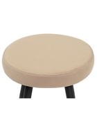 Табурет мягкий «Сино», обивка velutto 05, цвет бежевый/чёрный - Фото 8