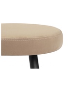 Табурет мягкий «Сино», обивка velutto 05, цвет бежевый/чёрный - Фото 9