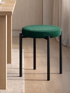 Табурет мягкий «Кудо», обивка velutto 33, цвет зелёный/чёрный - Фото 6