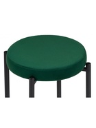 Табурет мягкий «Кудо», обивка velutto 33, цвет зелёный/чёрный - Фото 8