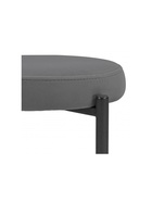 Табурет мягкий «Кудо», обивка 32, цвет серый/чёрный - Фото 9