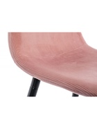 Стул барный Lada, со спинкой, вельвет, цвет розовый - Фото 9