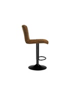 Стул барный Paskal, со спинкой, мебельная ткань, цвет коричневый/чёрный - Фото 6