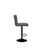 Стул барный Paskal, со спинкой, искусственная кожа, цвет серый/чёрный - Фото 4