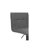 Стул барный Paskal, со спинкой, искусственная кожа, цвет серый/чёрный - Фото 7