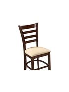 Стул барный Pola, со спинкой, искусственная кожа, цвет дуб тёмный/крем - Фото 6