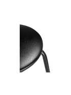 Стул барный Sadov, со спинкой, искусственная кожа, цвет чёрный/светлый мусс  (артикул 10997594)  большой выбор товаров оптом и в розницу по низким ценам с доставкой