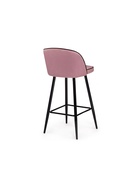Стул барный Zefir, со спинкой, велюр, цвет розовый - Фото 5