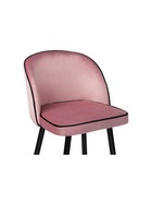 Стул барный Zefir, со спинкой, велюр, цвет розовый - Фото 6