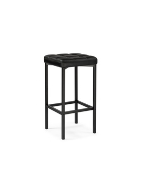 Стул барный «Лофт», искусственная кожа, цвет чёрный/чёрный матовый  (артикул 10997598)  большой выбор товаров оптом и в розницу по низким ценам с доставкой