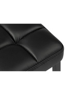 Стул барный «Лофт», искусственная кожа, цвет чёрный/чёрный матовый - Фото 5