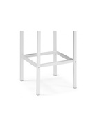 Стул барный «Лофт», искусственная кожа, цвет линкольн белый/белый матовый - Фото 5