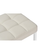 Стул барный «Лофт», искусственная кожа, цвет линкольн белый/белый матовый - Фото 6