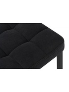 Стул барный «Лофт», микровелюр, цвет катания чёрный/чёрный матовый - Фото 5