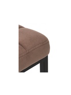 Стул барный «Лофт», микровелюр, цвет катания корица/чёрный матовый - Фото 5