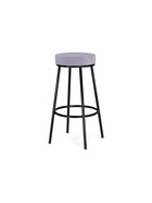 Стул барный «Сансанви», велюр, цвет тедди 941/чёрный глянец  (артикул 10997606)  большой выбор товаров оптом и в розницу по низким ценам с доставкой