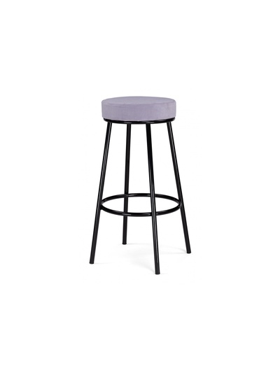 Стул барный «Сансанви», цвет белый/черный глянец