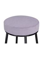 Стул барный «Сансанви», велюр, цвет тедди 941/чёрный глянец  (артикул 10997606)  большой выбор товаров оптом и в розницу по низким ценам с доставкой