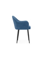 Стул мягкий «Морено», на металлокаркасе, обивка marseille 30, цвет синий/чёрный  (артикул 10997607)  большой выбор товаров оптом и в розницу по низким ценам с доставкой