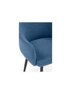 Стул мягкий «Морено», на металлокаркасе, обивка marseille 30, цвет синий/чёрный  (артикул 10997607)  большой выбор товаров оптом и в розницу по низким ценам с доставкой