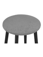 Стул полубарный «Гангток», крутящийся, цветграфит/чёрный матовый  (артикул 10997612)  большой выбор товаров оптом и в розницу по низким ценам с доставкой