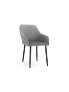 Стул – кресло «Слэм», обивка велюр, цвет тёмно–серый/черный - Фото 1