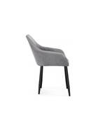 Стул – кресло «Слэм», обивка велюр, цвет тёмно–серый/черный - Фото 4