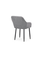 Стул – кресло «Слэм», обивка велюр, цвет тёмно–серый/черный - Фото 5