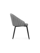 Стул мягкий «Сутгайн MR–11», на металлокаркасе, цвет серый/чёрный  (артикул 10997627)  большой выбор товаров оптом и в розницу по низким ценам с доставкой